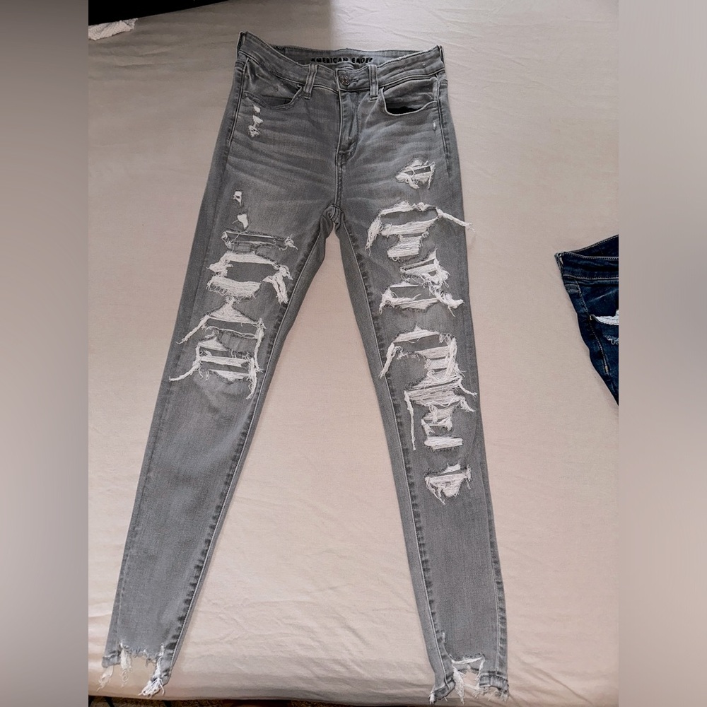 Grey American Eagle Jegging